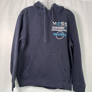 Limited Edition Hard Rock Cafe Messi 2.0 Hoodie Adult Size Medium M Blue